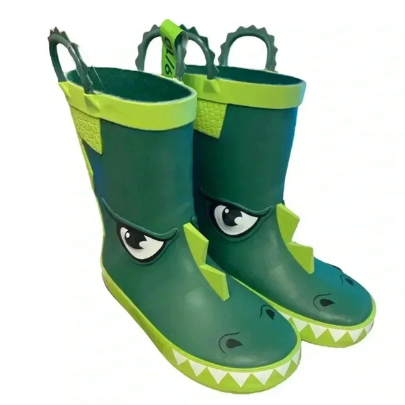 Member's Mark Boy's Easy Pull-On Lined Waterproof Rain Boots 9/10 - Picture 1 of 3